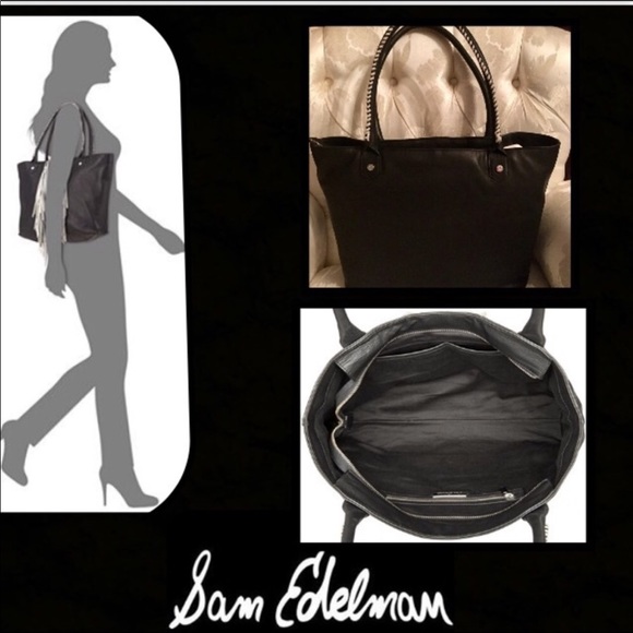 SAM EDELMAN SUEDE LEATHER FRINGE TOTE DISCONTINUED - Picture 5 of 9